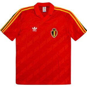 Camiseta Belgica Primera Equipacion Retro 1986