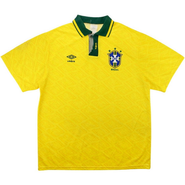 Camiseta Brasil Primera Equipacion Retro 1991 1993