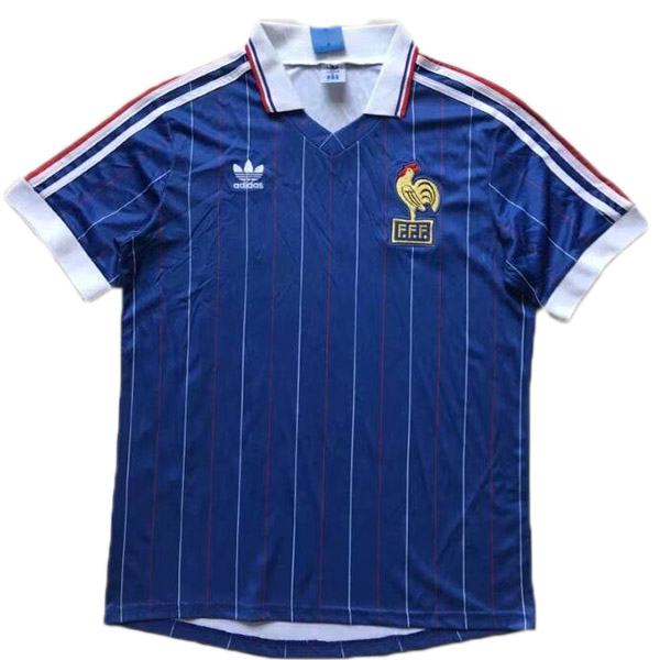 Camiseta Francia Primera Equipacion Retro 1980 1982
