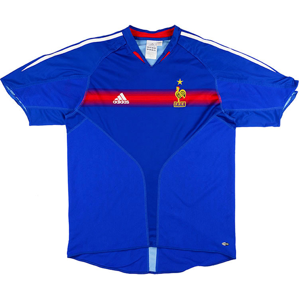 Camiseta Francia Primera Equipacion Retro 2004
