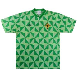 Camiseta Irlanda Del Norte Primera Equipacion Retro 1990 1992