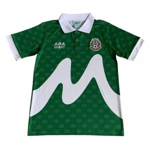Camiseta México Primera Equipacion Retro 1995 Verde