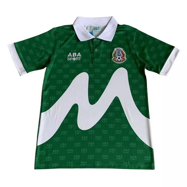 Camiseta México Primera Equipacion Retro 1995 Verde