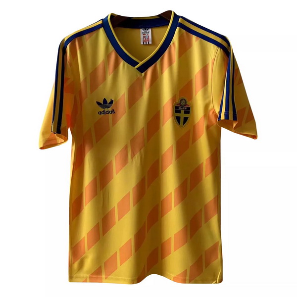 Camiseta Suecia Primera Equipacion Retro 1988