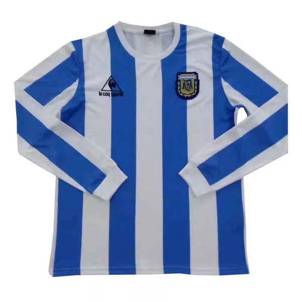Maglietta Calcio Prima Manica Lunga Argentina Retro 1986
