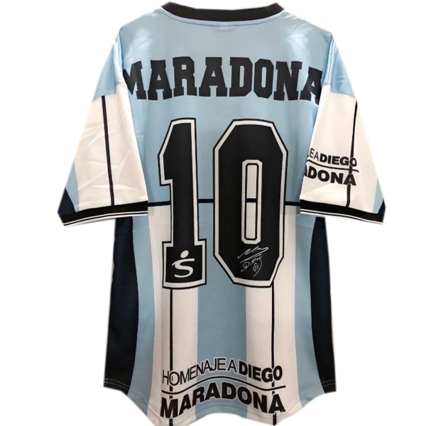 Maglietta Calcio Prima NO.10 Maradona Argentina Retro 2001_1