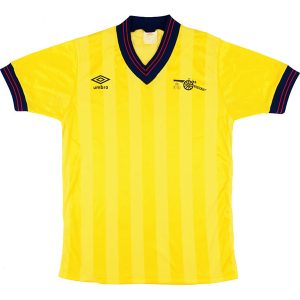 Camiseta Arsenal Segunda Equipacion Retro 1983 1984