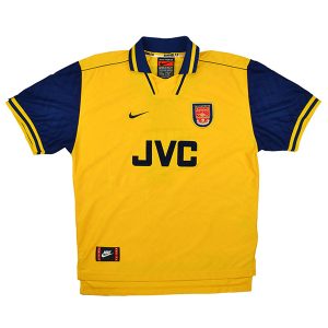 Camiseta Arsenal Segunda Equipacion Retro 1996 1997