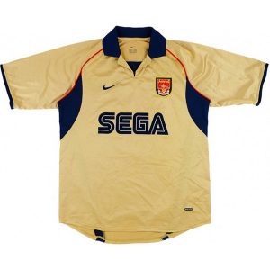 Camiseta Arsenal Segunda Equipacion Retro 2001 2002