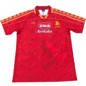 Camiseta As Roma Primera Equipacion Retro 1995 1996