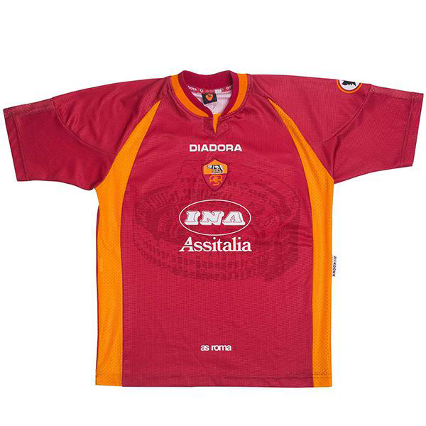 Camiseta As Roma Primera Equipacion Retro 1997 1998