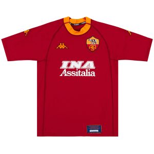 Camiseta As Roma Primera Equipacion Retro 2000 2001
