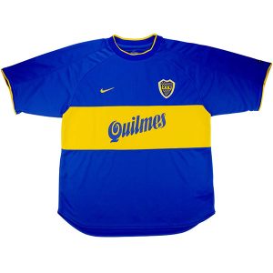 Camiseta Boca Juniors Primera Equipacion Retro 2000 2001