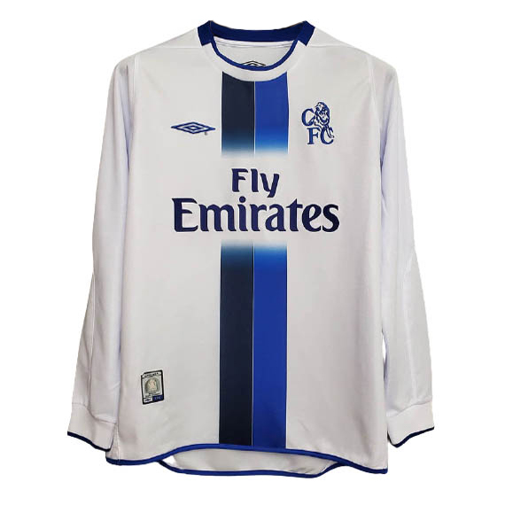 Camiseta Chelsea Segunda Manga Larga Equipacion Retro 2003 2005