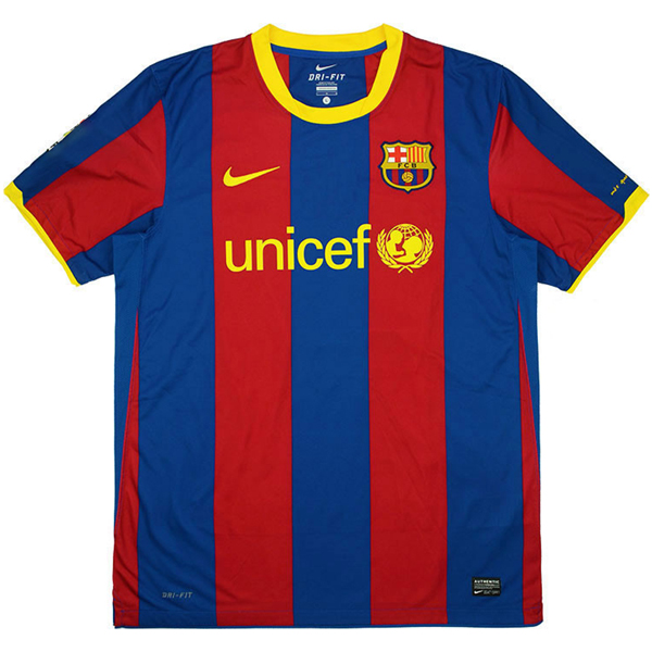 Camiseta FC Barcelona Primera Equipacion Retro 2010 2011