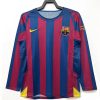 Camiseta FC Barcelona Primera Manga Larga Equipacion Retro 2005 2006