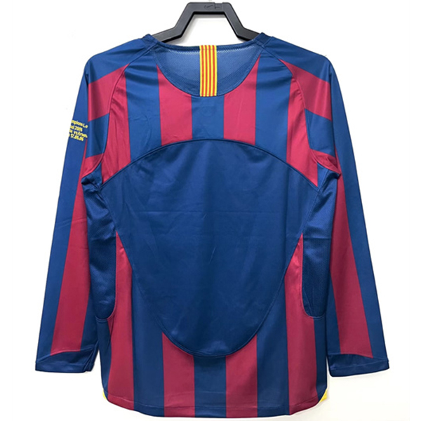 Camiseta FC Barcelona Primera Manga Larga Equipacion Retro 2005 2006_1