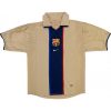 Camiseta FC Barcelona Segunda Equipacion Retro 2001 2003