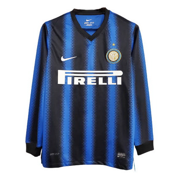 Camiseta Inter Milan Primera Manga Larga Equipacion Retro 2010 2011