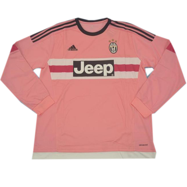 Camiseta Juventus Segunda Manga Larga Equipacion Retro 2015 2016