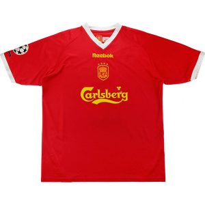 Camiseta Liverpool Primera Equipacion Retro 2001 2003