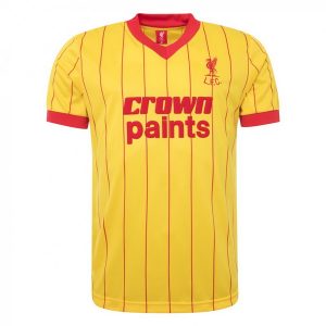 Camiseta Liverpool Segunda Equipacion Retro 1982 1983