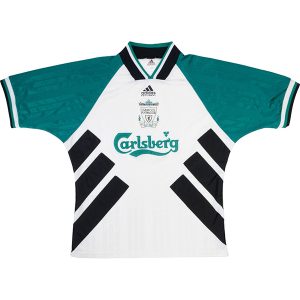 Camiseta Liverpool Segunda Equipacion Retro 1993 1995