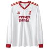 Camiseta Liverpool Segunda Manga Larga Equipacion Retro 1985 87