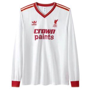 Camiseta Liverpool Segunda Manga Larga Equipacion Retro 1985 87