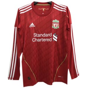 Camiseta Liverpool Primera Manga Larga Equipacion Retro 2010 2012