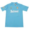Camiseta Napoli Primera Equipacion Retro 1987 1988 Azul