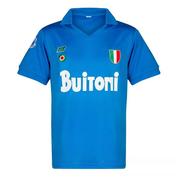 Camiseta Napoli Primera Equipacion Retro 1987 1988