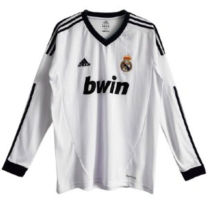 Camiseta Real Madrid Primera Manga Larga Equipacion Retro 2012 2013
