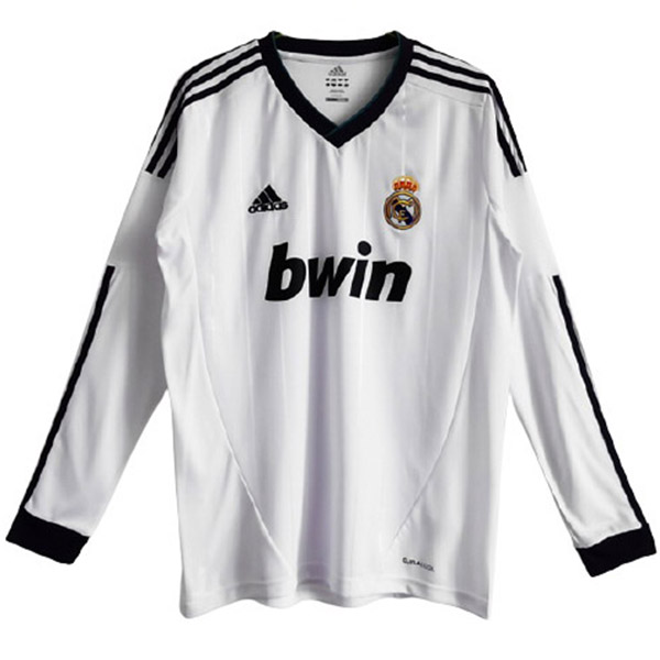 Camiseta Real Madrid Primera Manga Larga Equipacion Retro 2012 2013