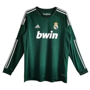 Camiseta Real Madrid Tercera Manga Larga Equipacion Retro 2012 2013