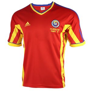 Camiseta Rumania Segunda Equipacion Retro 1998