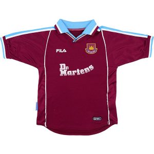 Camiseta West Ham United Primera Equipacion Retro 1999 2000