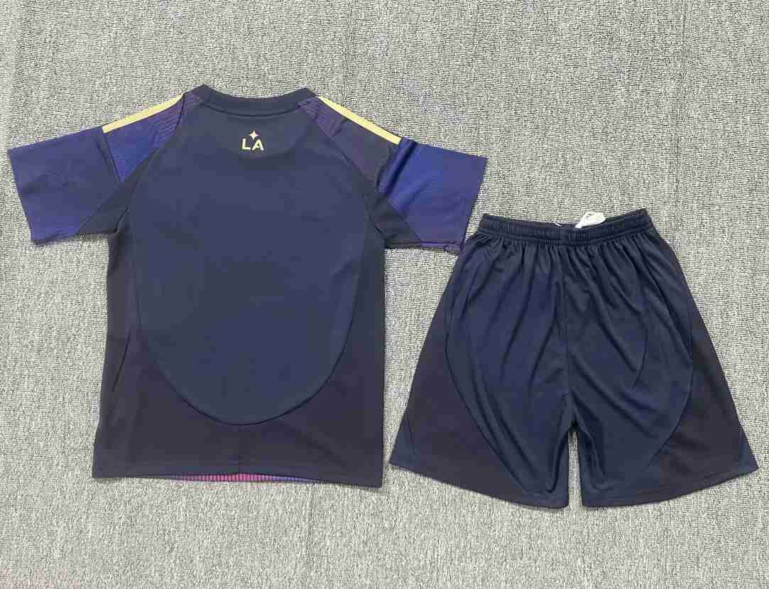 Away Set Bambino Maglietta Calcio Los Angeles Galaxy 2025 2026_1