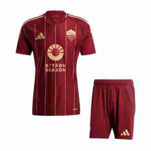 Camiseta AS Roma Conjunto Niños Primera Equipacion 2024 2025