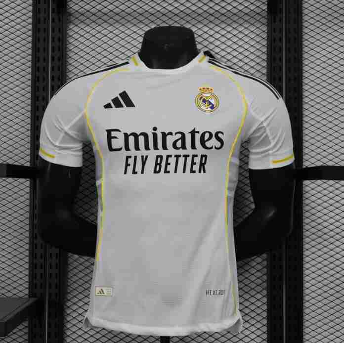 Camiseta Real Madrid Primera Equipacion 2025 2026 Versión Jugador