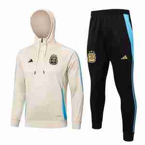Chandal Con Capucha Argentina 2024 2025 Amarillo