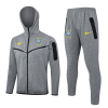 Chandal Con Capucha Brasil 2024 2025 Gris