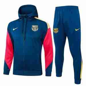 Chandal Con Capucha FC Barcelona 24 2025 Azul