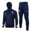 Chandal Con Capucha Francia 24 25 Azul