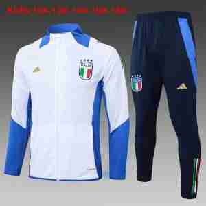 Chandal Niños Italia 2024 2025 Blanco Azu