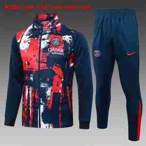 Chandal Niños Paris Saint Germain 2024 2025 Rojo Azul
