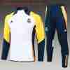 Chandal Niños Real Madrid 2024 2025 Blanco Amarillo