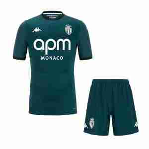 Equipacion  AS Monaco Conjunto Niños Segunda 2024 2025