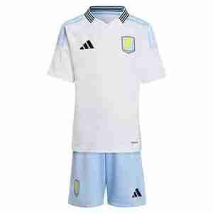 Equipacion  Aston Villa Conjunto Niños Segunda 2024 2025