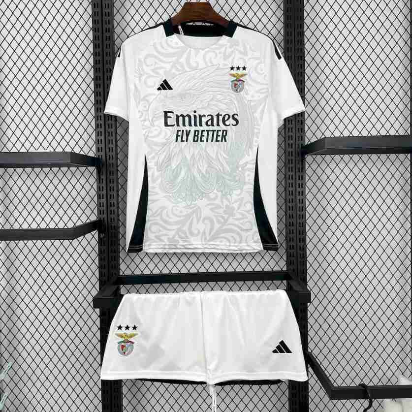Equipacion Benfica Conjunto Niños Primera 2025 2026